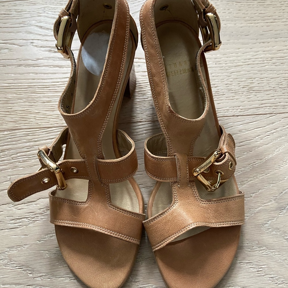 Stuart weitzman leather sandals